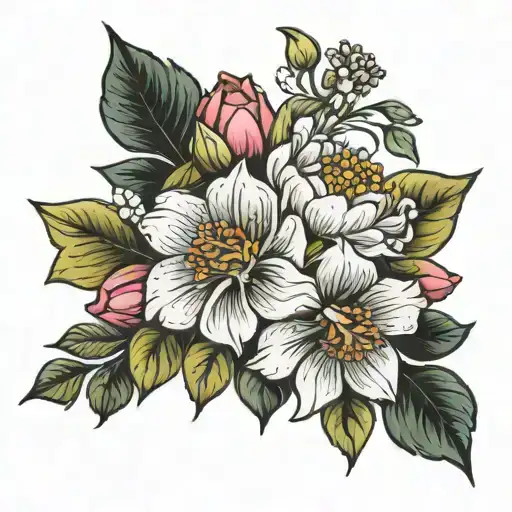 Birth Flower Bouquet