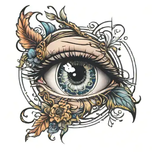 Eye In The Middle Of A Circle