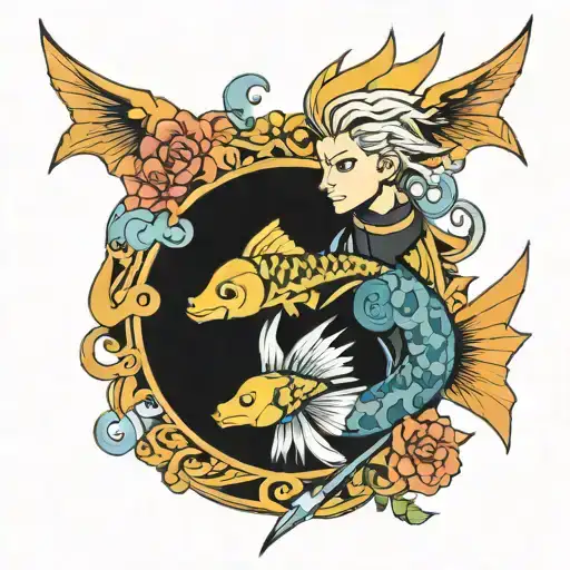 Demyx From Kingdom Hearts 2 Koi Fish