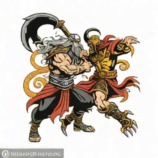 Ragnarok Slavs God Fight With Nordic God