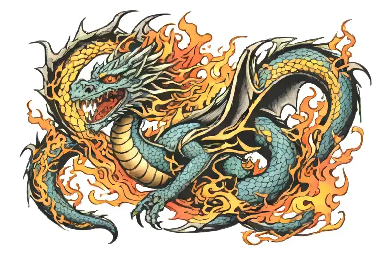 Dragon Breathing Fire