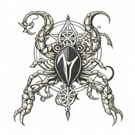 Libra And Scorpion Minimalist