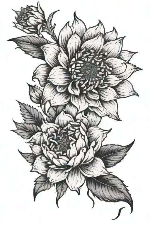 Lily Peony Sunflower