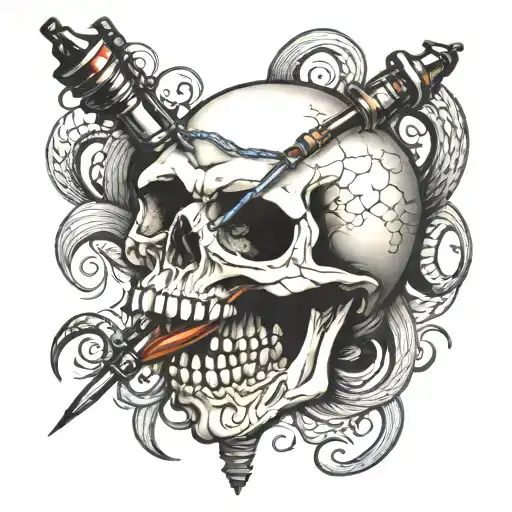 Skull Syringe Snake