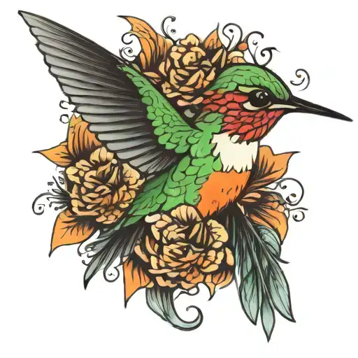 Hummingbird With Eyelashes