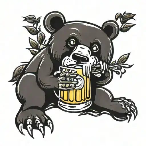 Beer Drink A Bear