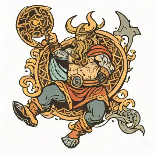 Viking Aquarius Zodiac Sign