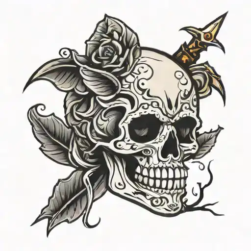 Lightning In Mexican Skull