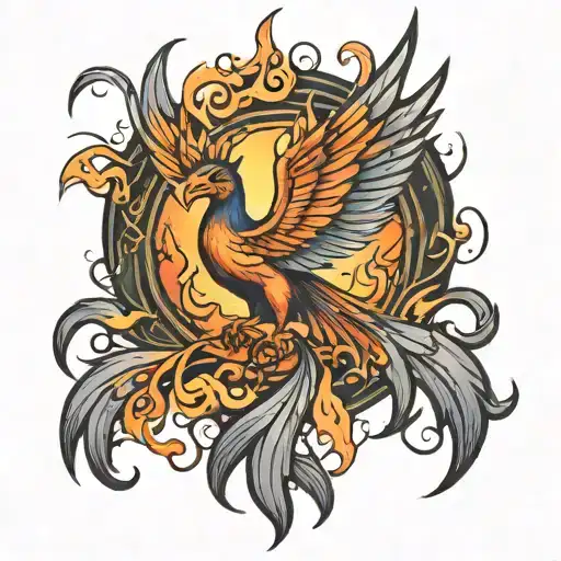 Phoenix Rising From The Ashes