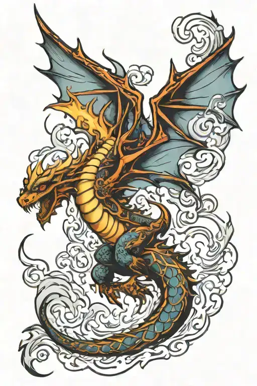 Dragon Breathing Fire