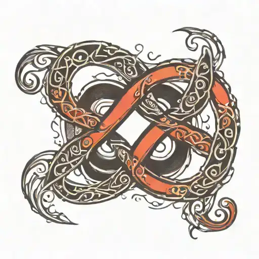 Infinity Symbol With Invisible String