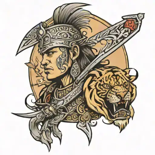 A Warrior Who Protects His Family And Fights The Forces Of Evil