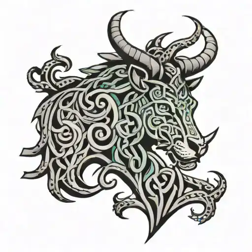 Celtic Tribal Style Norse Mythology