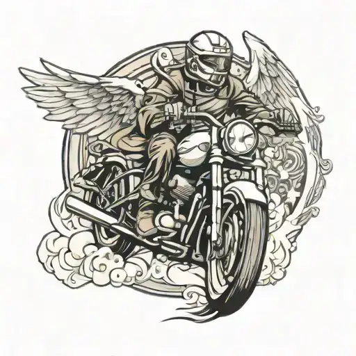 Motorcycle Angel