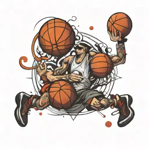 Basketball Wit Music And Dance Inspired