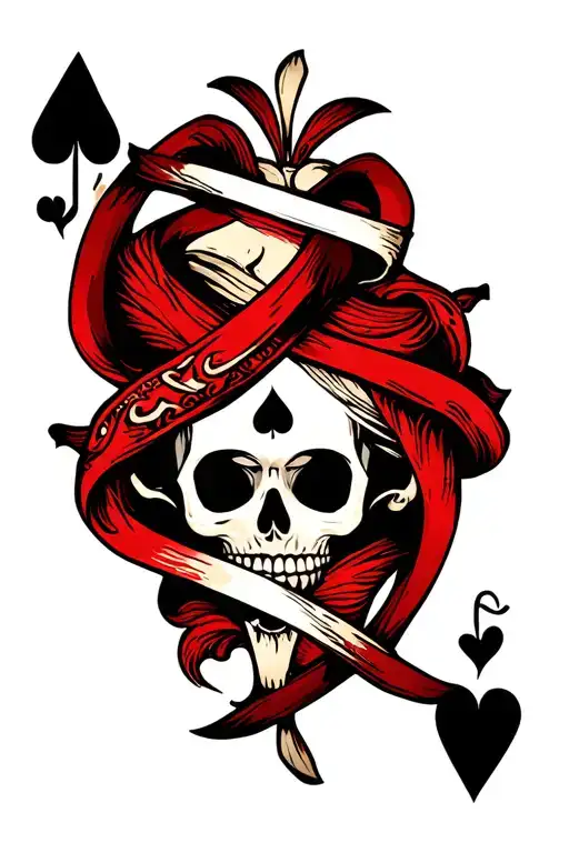 Jack Of Hearts Symbol Intertwined