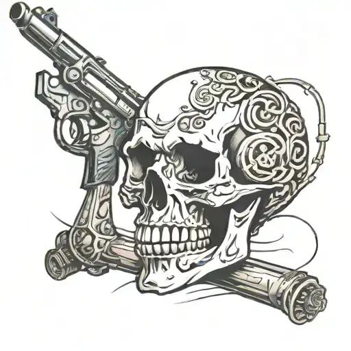 Skull Getting Shot