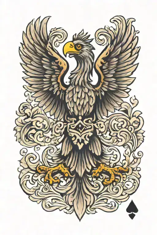 Austrian Federal Eagle Playing Card Shape