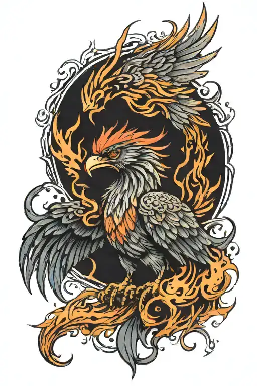 Phoenix Rising From The Ashes