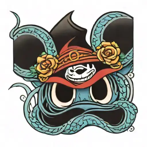 Stitch Ohana Mickey Sorcerer Hat Infinity Symbol Intertwined