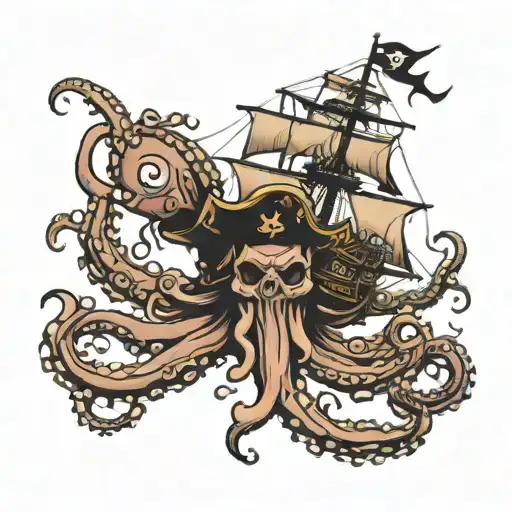 Pirate Ship Octopus