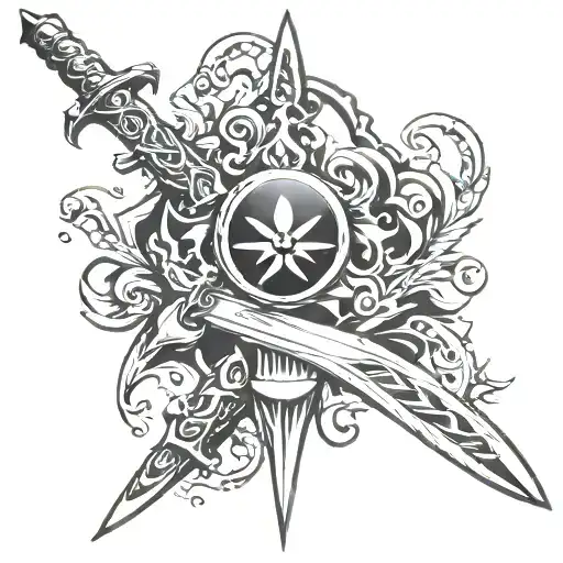 Sword And Eye Sockets