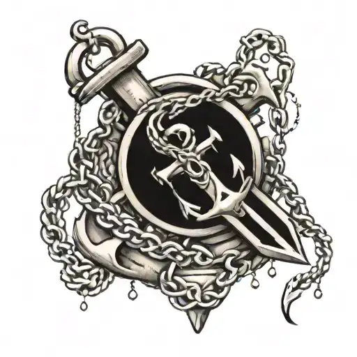 Chained Down Anchor Breaking Free