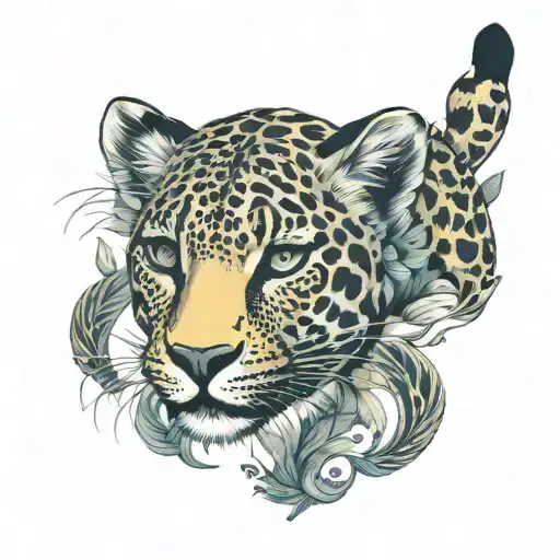 Leopard Walking Frontal