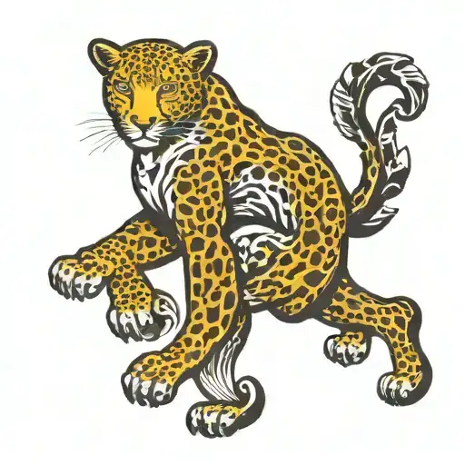 Leopard Body Walking Frontal