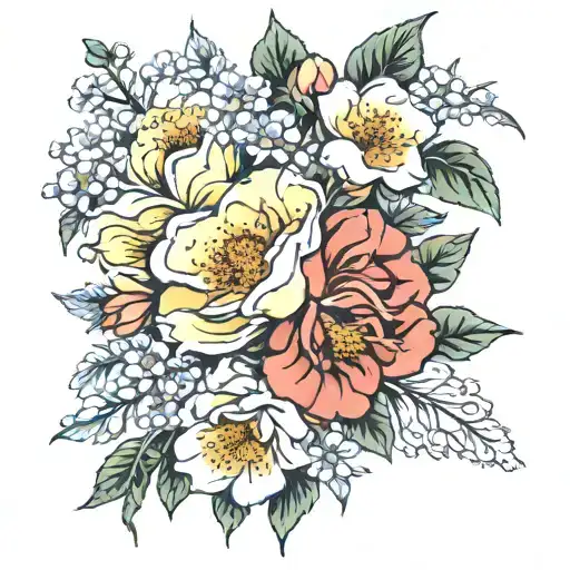 Birth Flower Bouquet