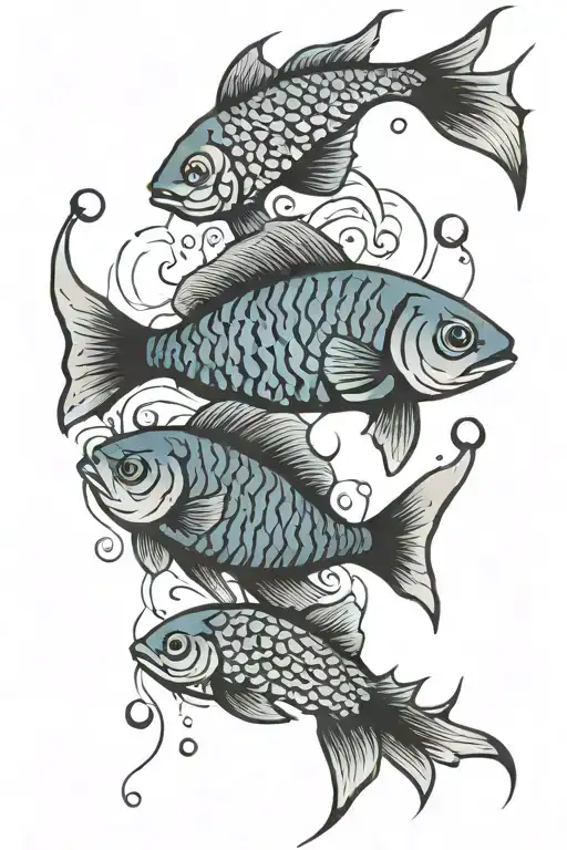 Fish Swimming Together