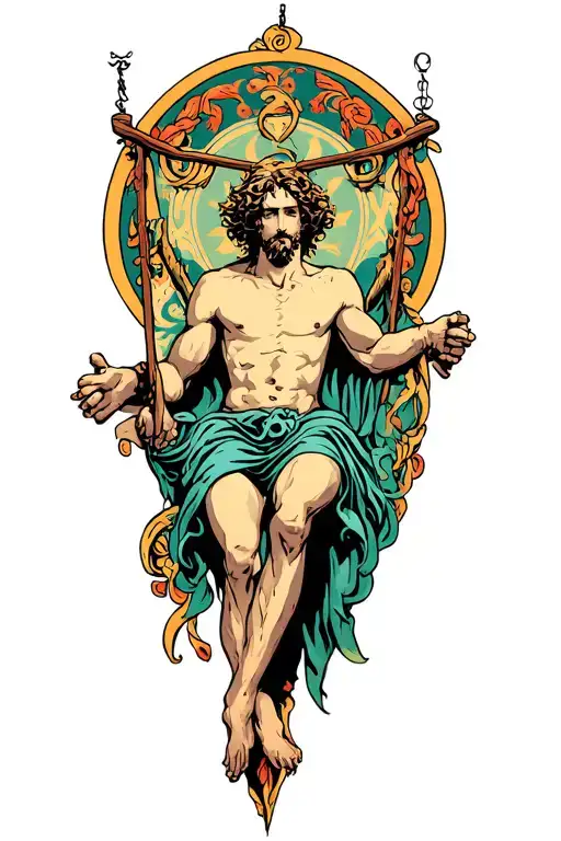 The Hanged Man Swinging