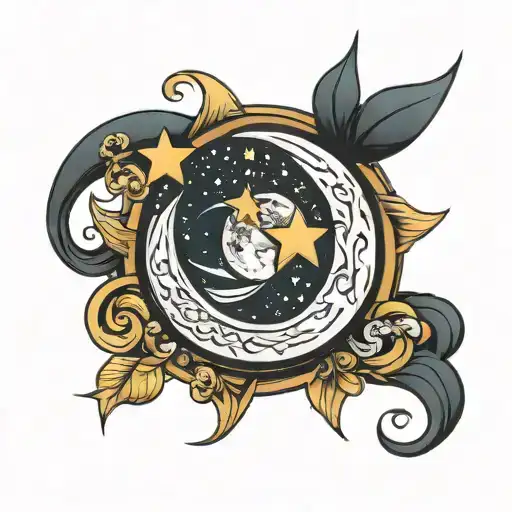 Moon And Star