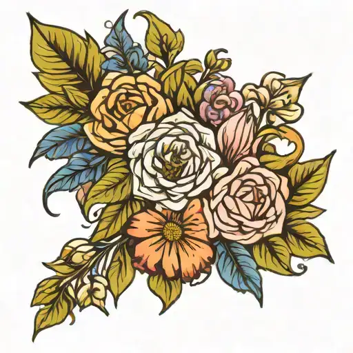 October Birth Flower Bouquet