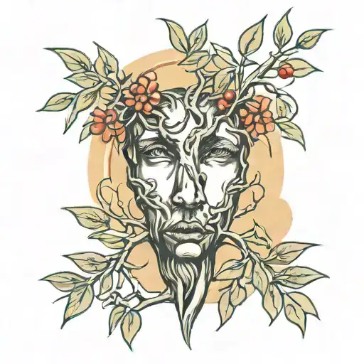 Turn Pick Lips Into Olive Tree With Roots Reaching Deep