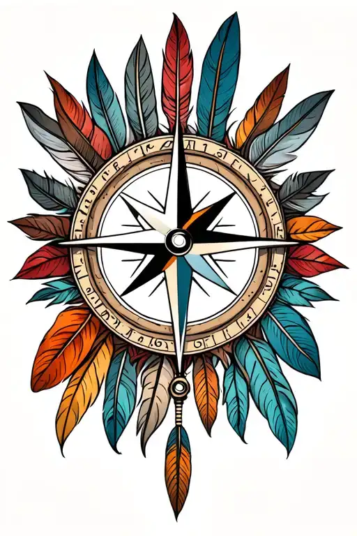 Compass Native Feathers