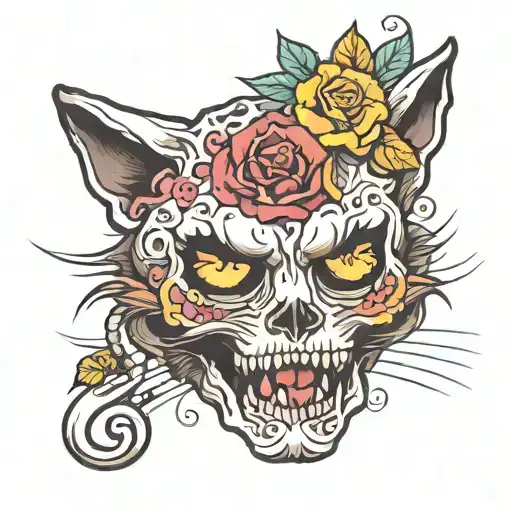 Skull Cat