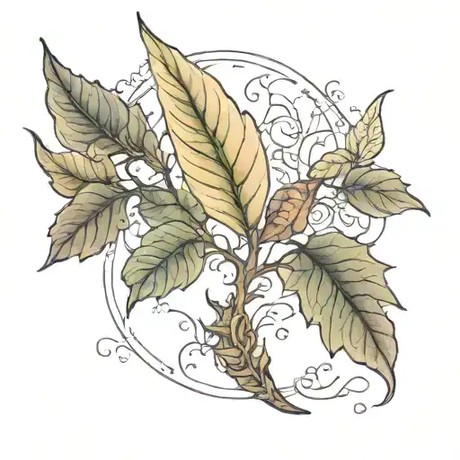 Can't See The Whole Forest Focusing In A Single Leaf