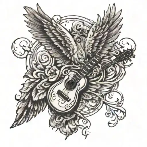 Music Angel Wing