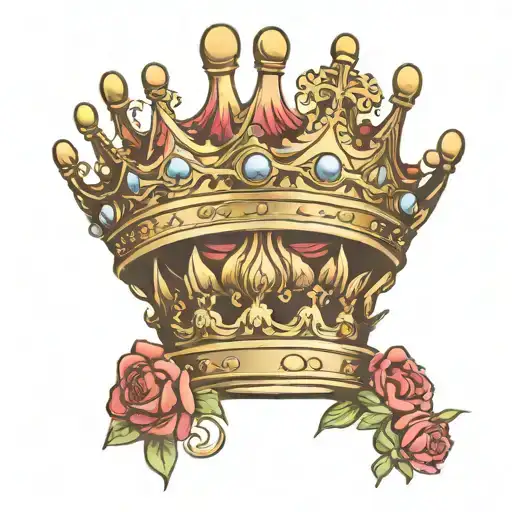 Crown With Jp Underneath