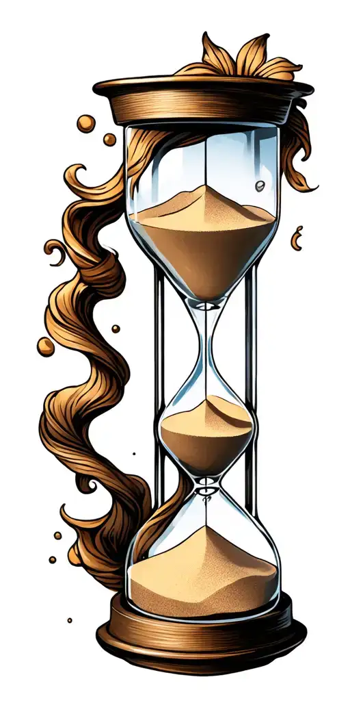 Hour Glass With Sand