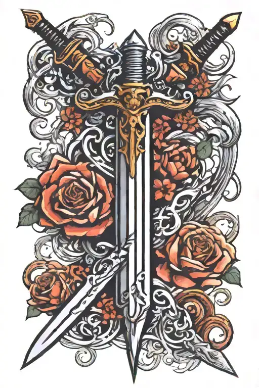 Cybersigilism Tattoo Sword
