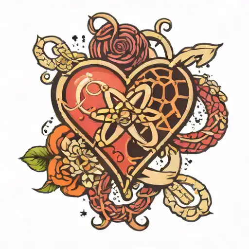 Atom Heart Infinity Love Aj Intertwined