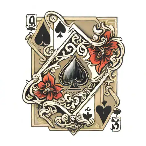 A Of Spades Playing Card