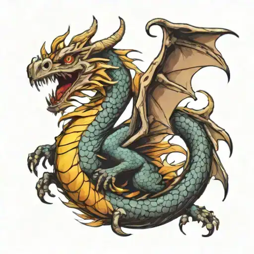 Dragon With Chicken Body