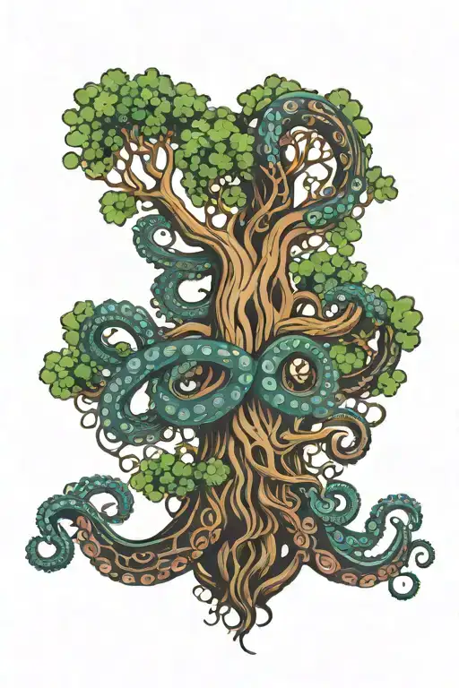 Octopus Tentacle Tree Of Life