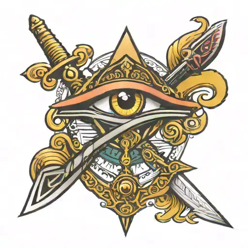 Sword And Eye Of Horus