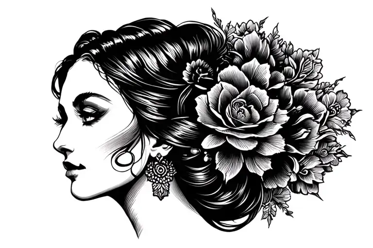 Beautiful Woman Face