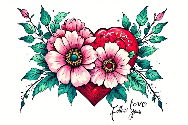 Flower Love Follow Your Heart