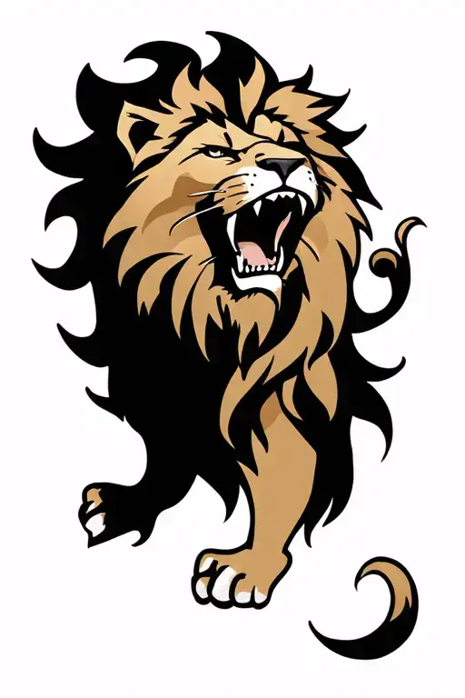 Lion Roaring